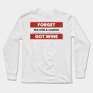 Christmas Wine Long Sleeve T-Shirt